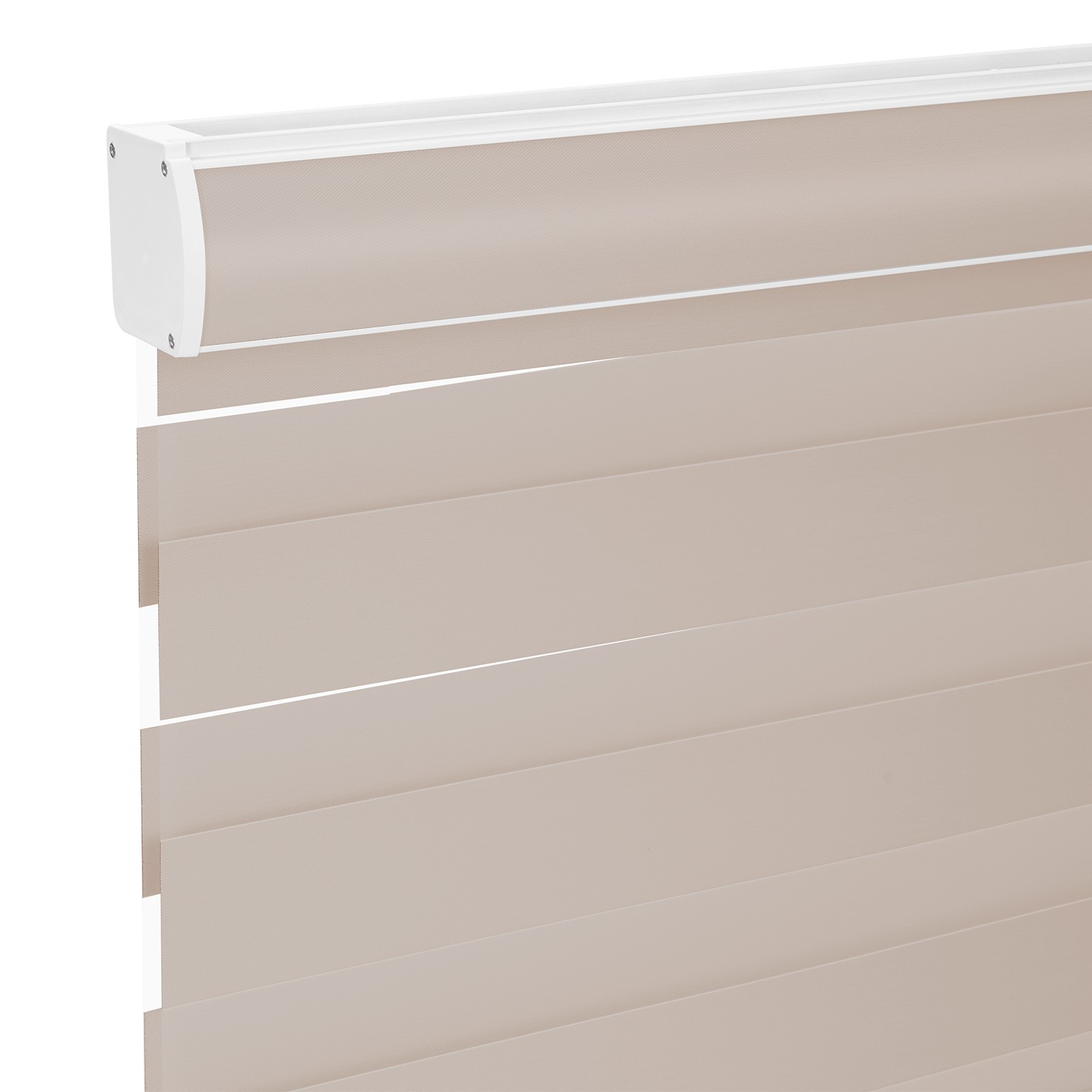 Horizontal Window Shade Blind Dual Zebra Roller Blinds Curtains,Easy to Install