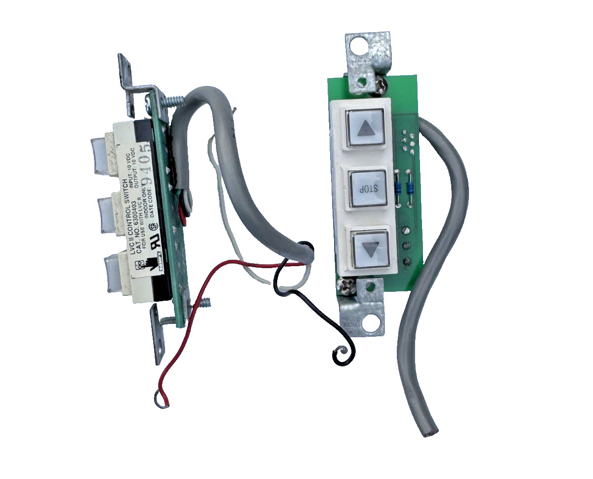 2 Somfy LVC II (2) Control Switch Cat: 6300404 and 6300403 (See pics Color) Used