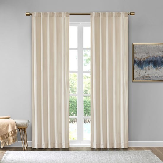 510 Design Garett Curtain Panels 37″x95″ Pair Light-Filtering Rod Pocket