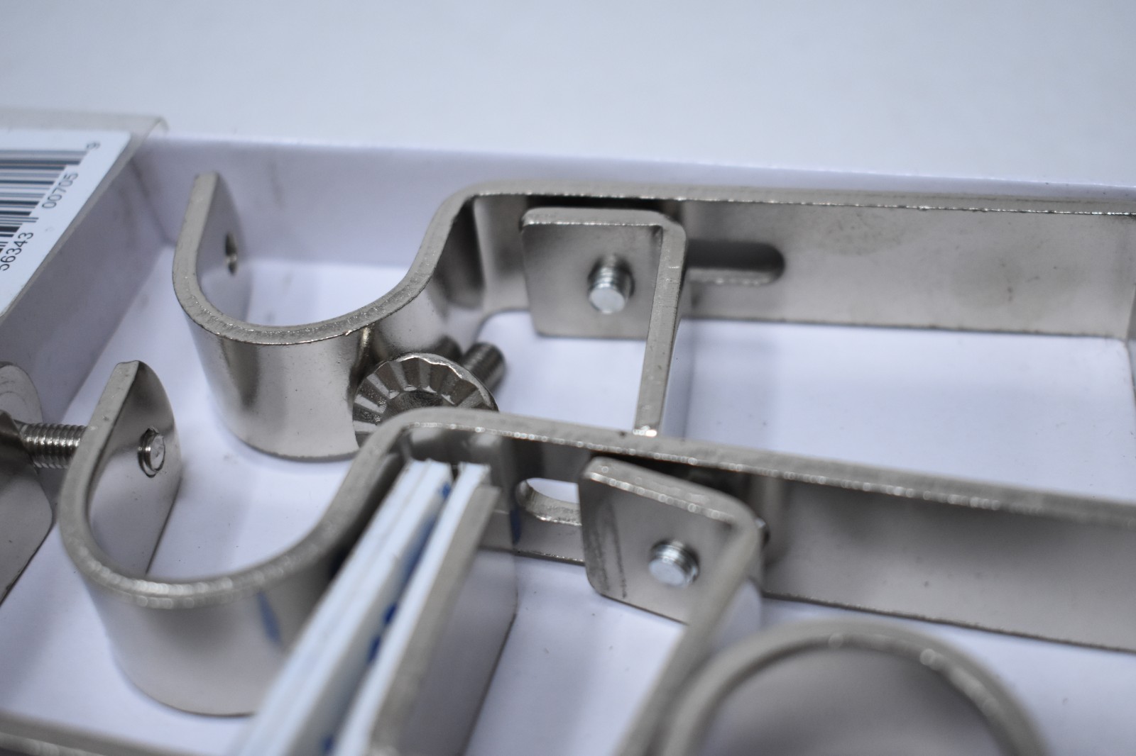 NoNo Bracket Curtain Bracket Attachment For Outside Mount Vertical Blinds Satin