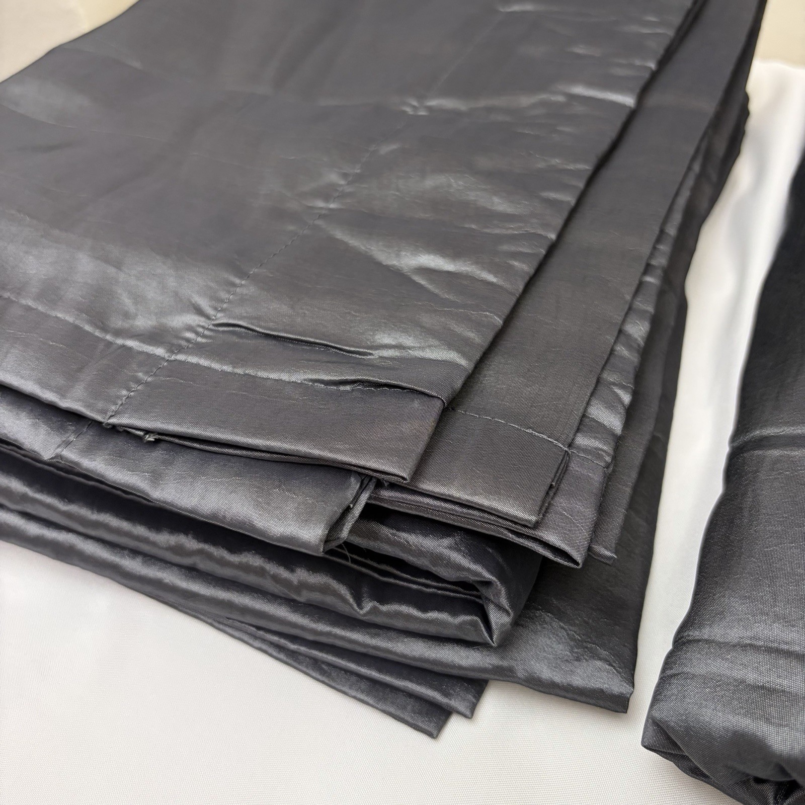 Peri Homeworks Collection Dark Silver 2 Curtain Panels 53” X 83” each one