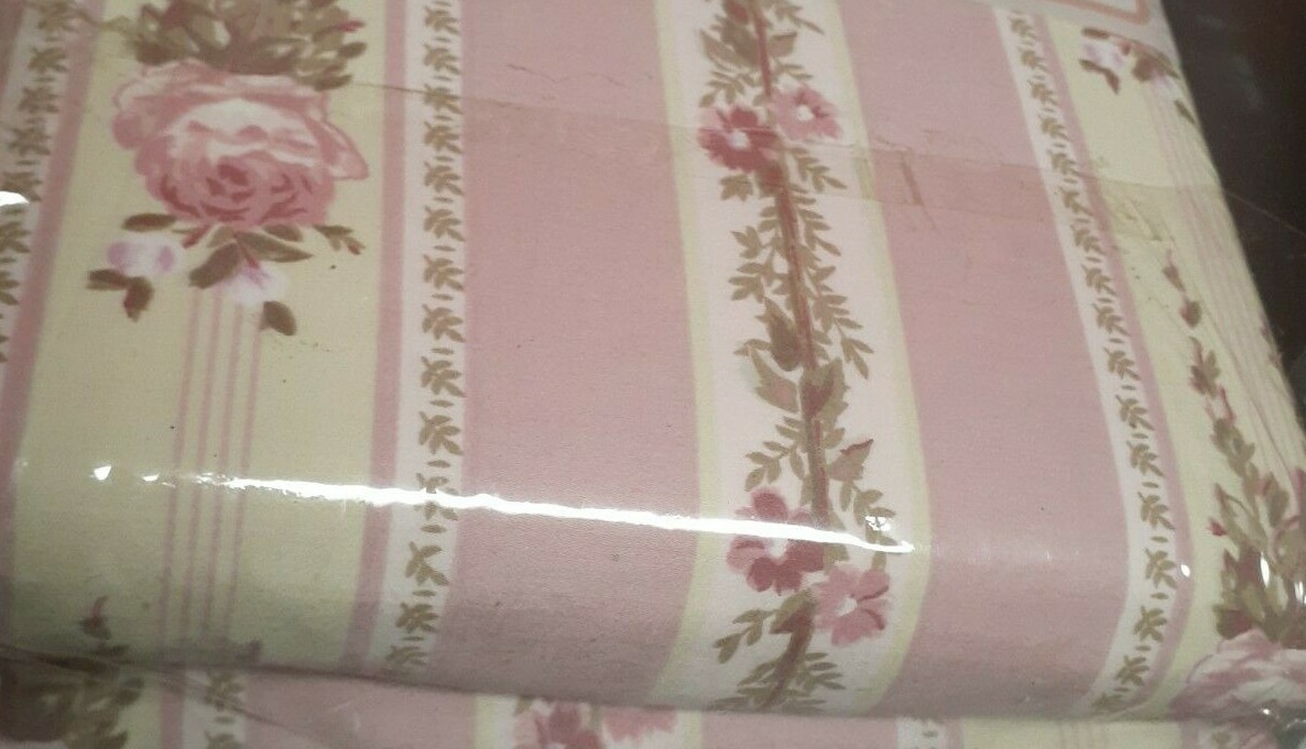 Cozy Cottage Timeless Roses-Lined Drapes & Valances-Boscov’s-PINK Sateen 84″