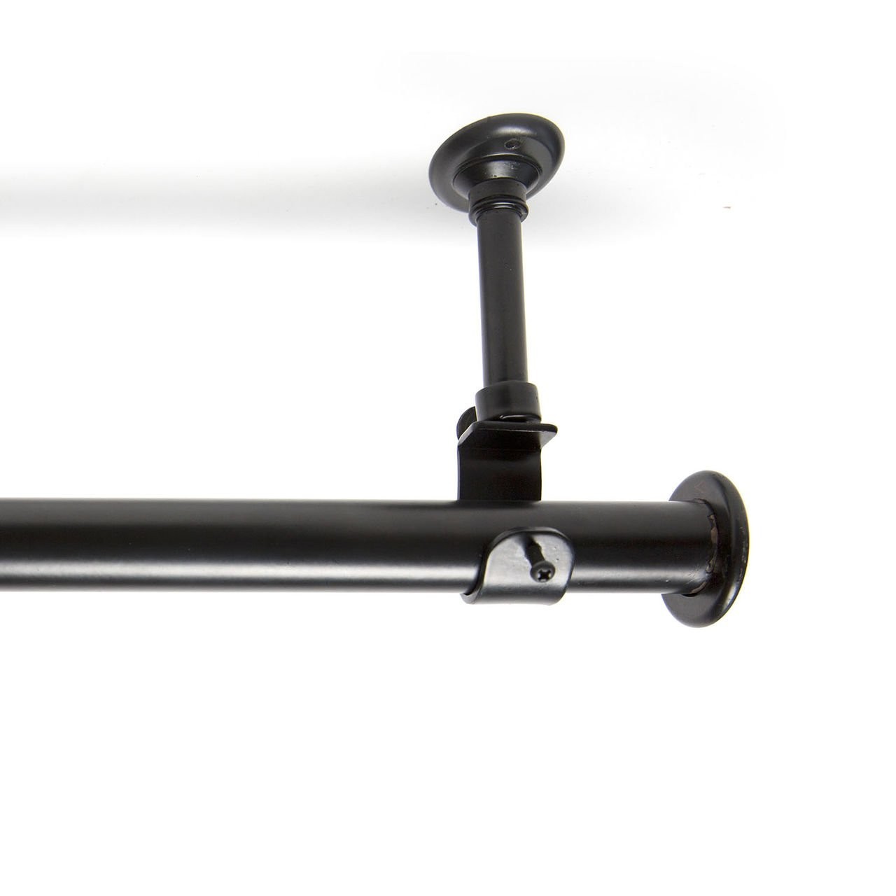 Ceiling Mount Rod – Heavy Duty Room Divider – Black