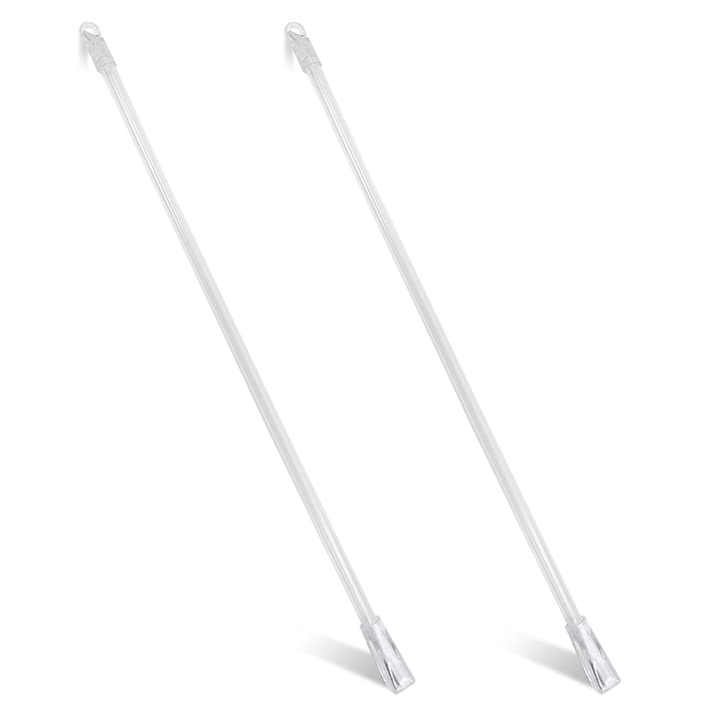 2 Pieces 12 Inches Blind Wand, Window Tilt Rod, 14 Inches, Clear
