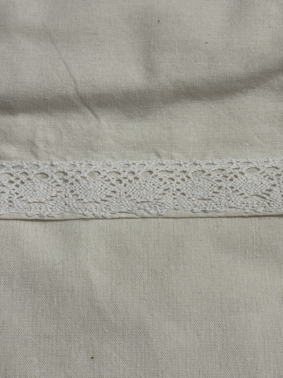 Lush Décor Linen & Lace Window Curtain Pair , 84″ x 38″ Each Light Filtering