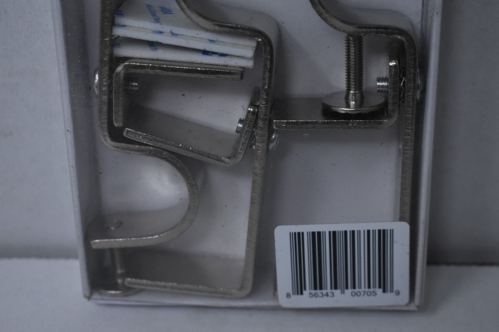 NoNo Bracket Curtain Bracket Attachment For Outside Mount Vertical Blinds Satin