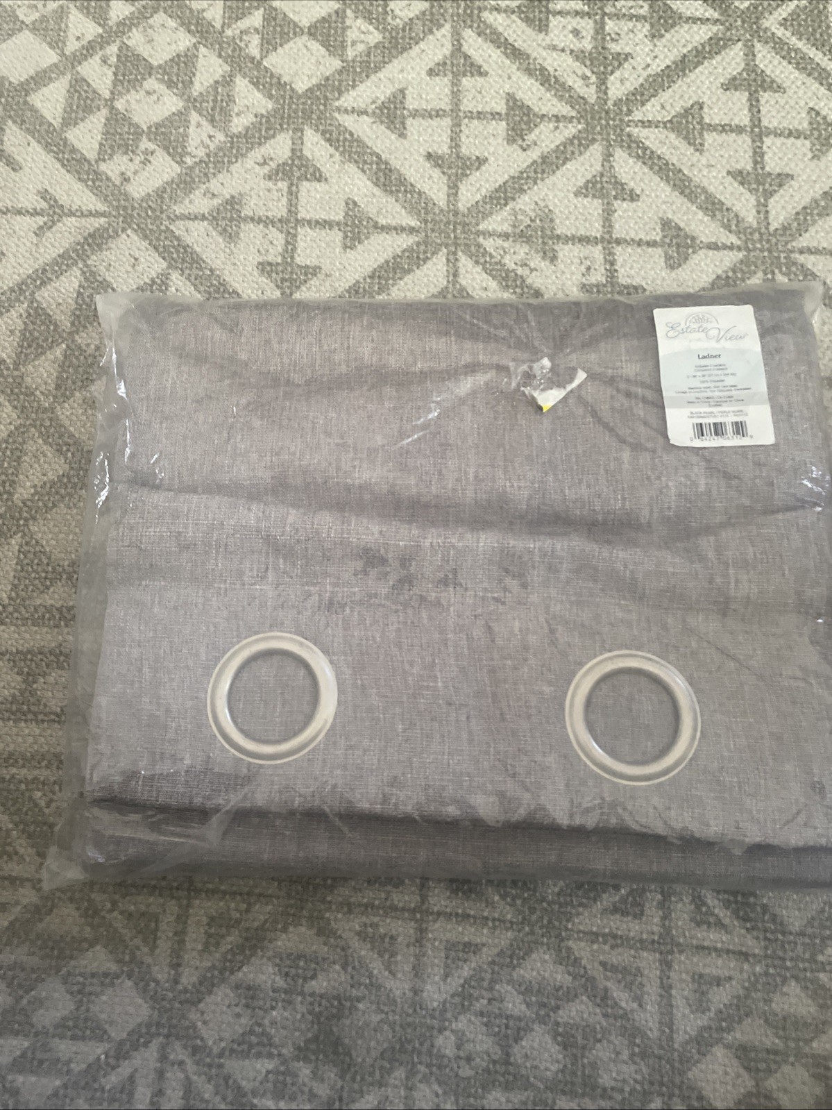 Estate View Ladner Curtains Set of 2 Panels Gray38″ X 96″
