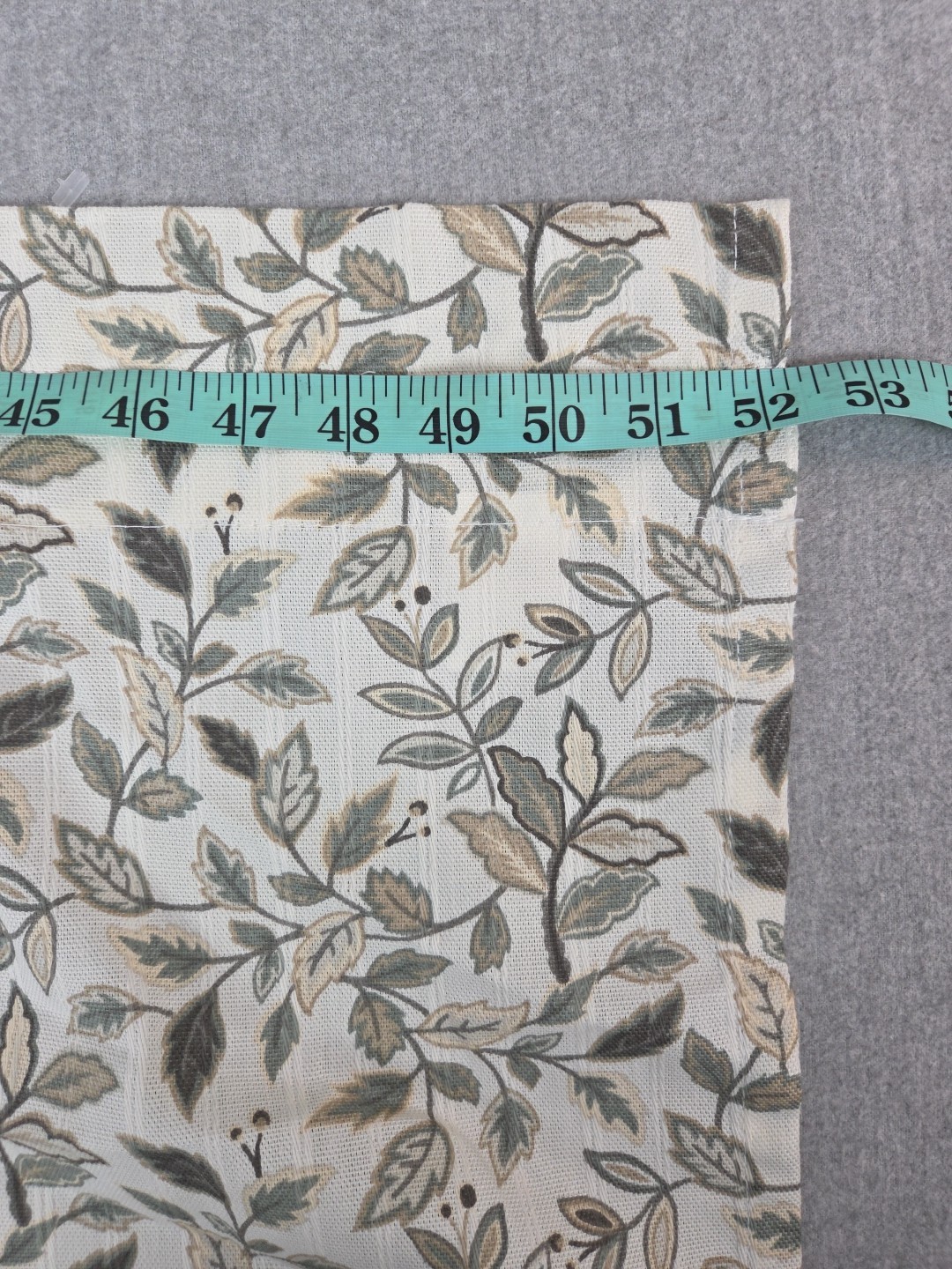 Waverly Valance Cottage Green Leaf Rod Pocket Curtain 15×52 Earth Nature Country