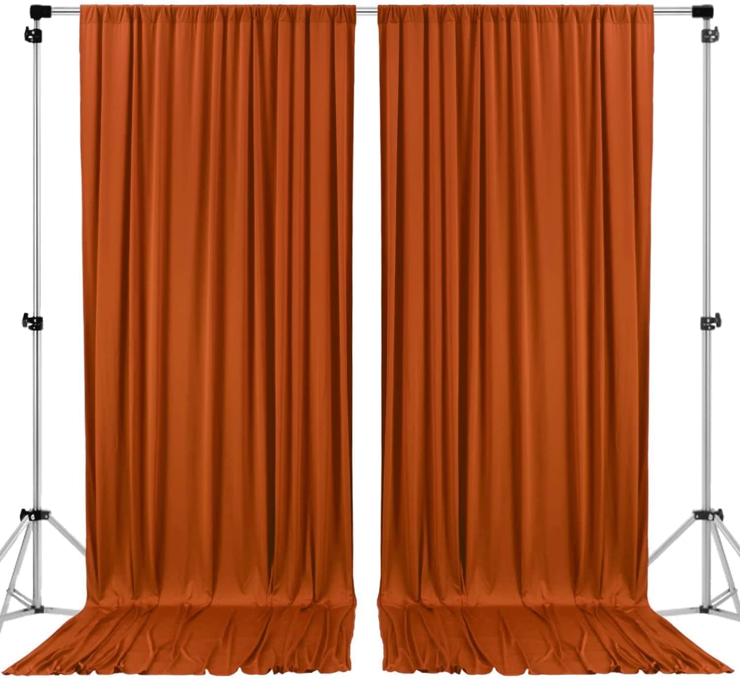 10 feet x 8 feet IFR Polyester Backdrop Drapes Curtains Panels W/ Rod Pockets