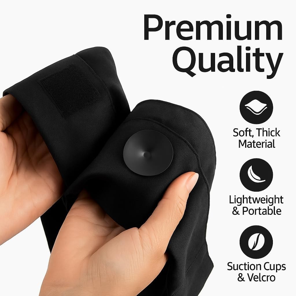 Anywhere Portable Blackout Curtain – Adjustable Blackout Shades for Travel