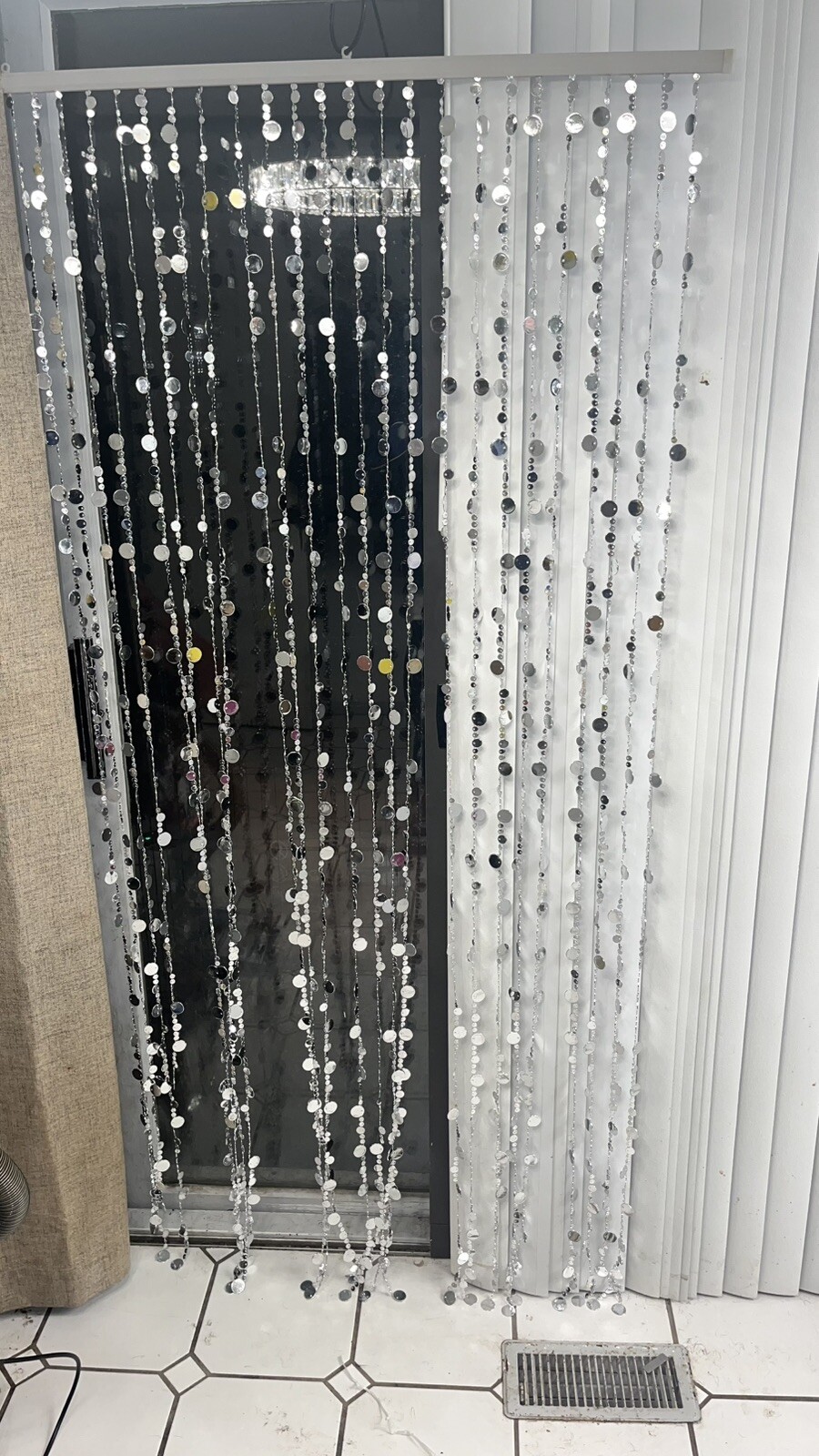 Curtain Simply Elegant Bubbles Beaded