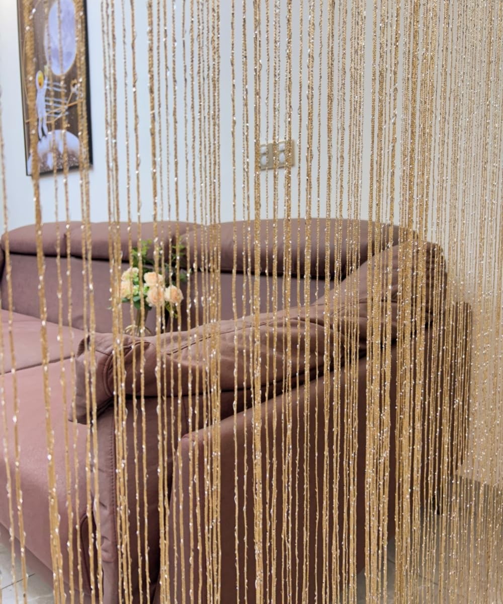 Decorative Door String Curtain Wall Panel Fringe Window Room Divider Blind Di…