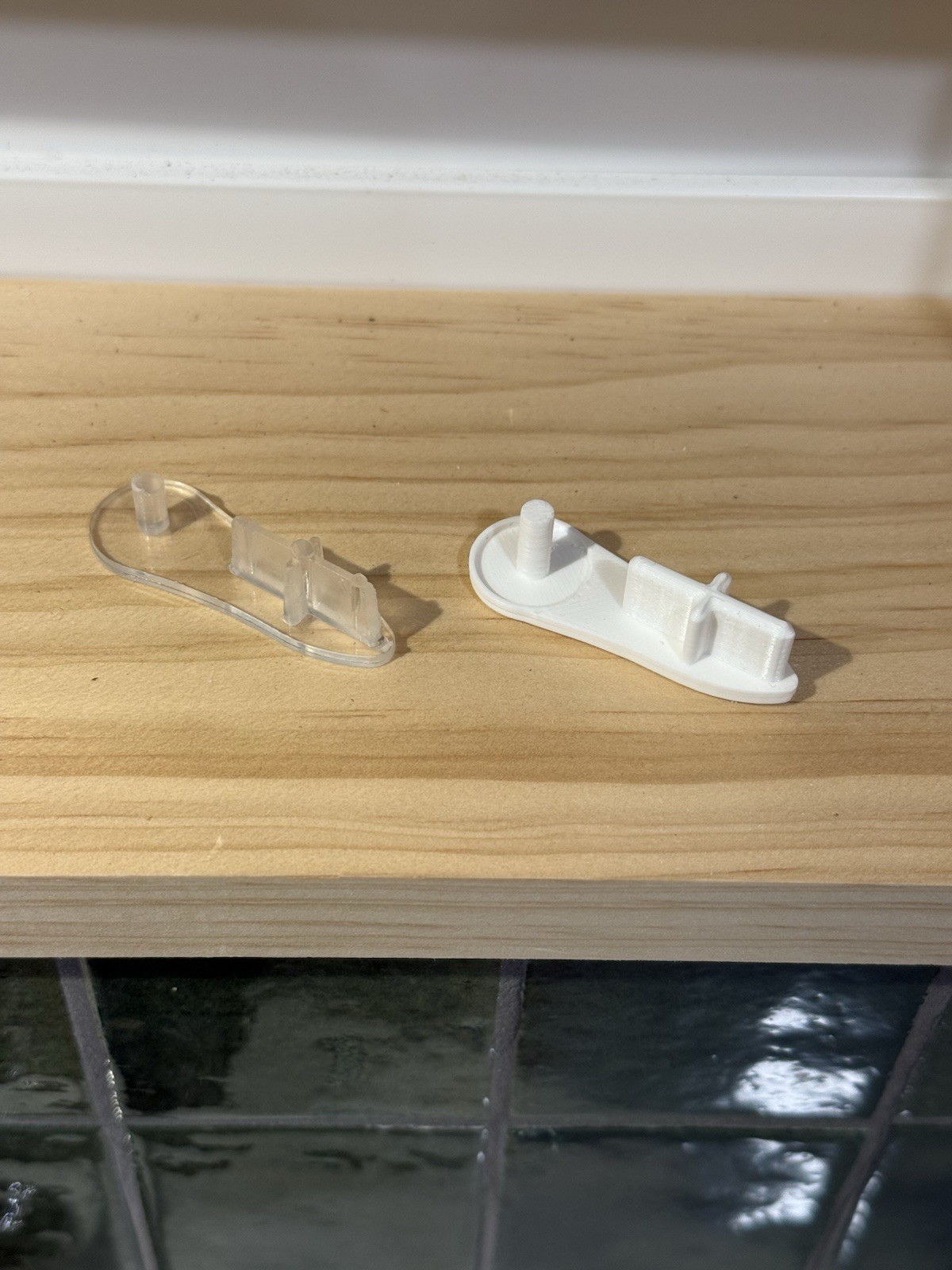 3D printed Night/Zebra Blinds Long Style Bottom Bar End Cap 4 pack RL1069