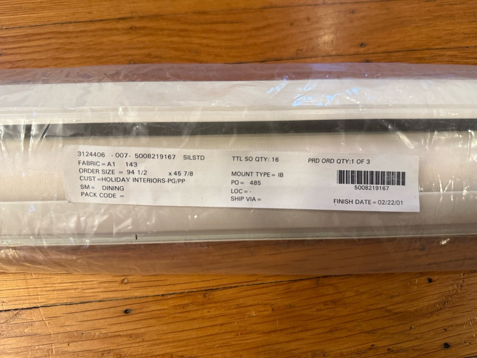 Hunter Douglas Window Blind Shade 94.5″x45″ 7/8 Silhouette Nantucket