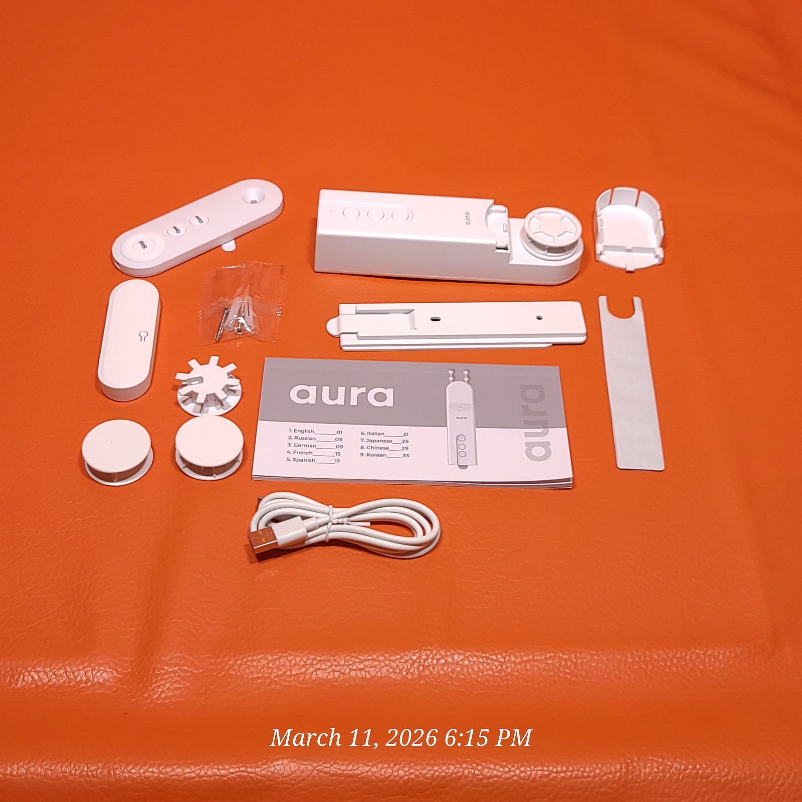 Aura Roller Smart Shade Driver With Remote & WiFi Dongle For Beaded Cord Shades