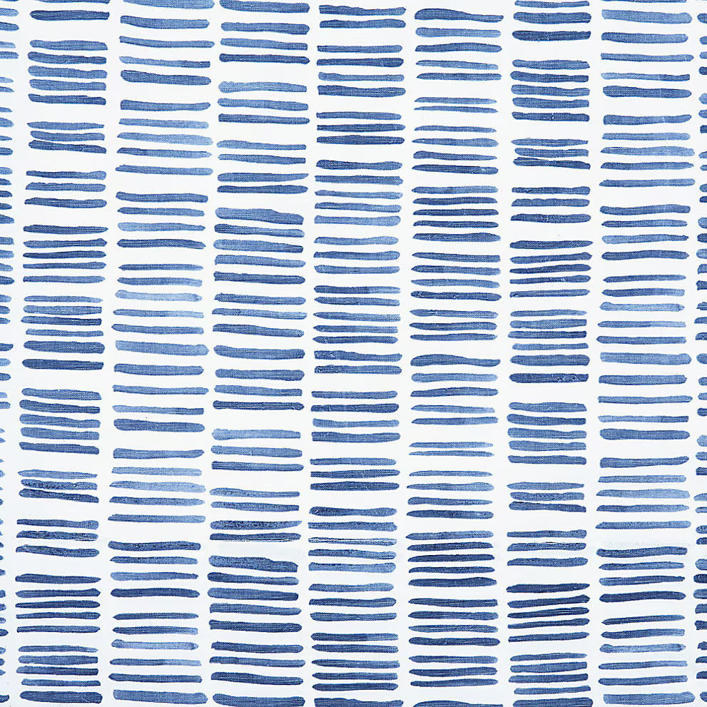 Ballard Designs Hatch Stripe Drapery Panel – Indigo…