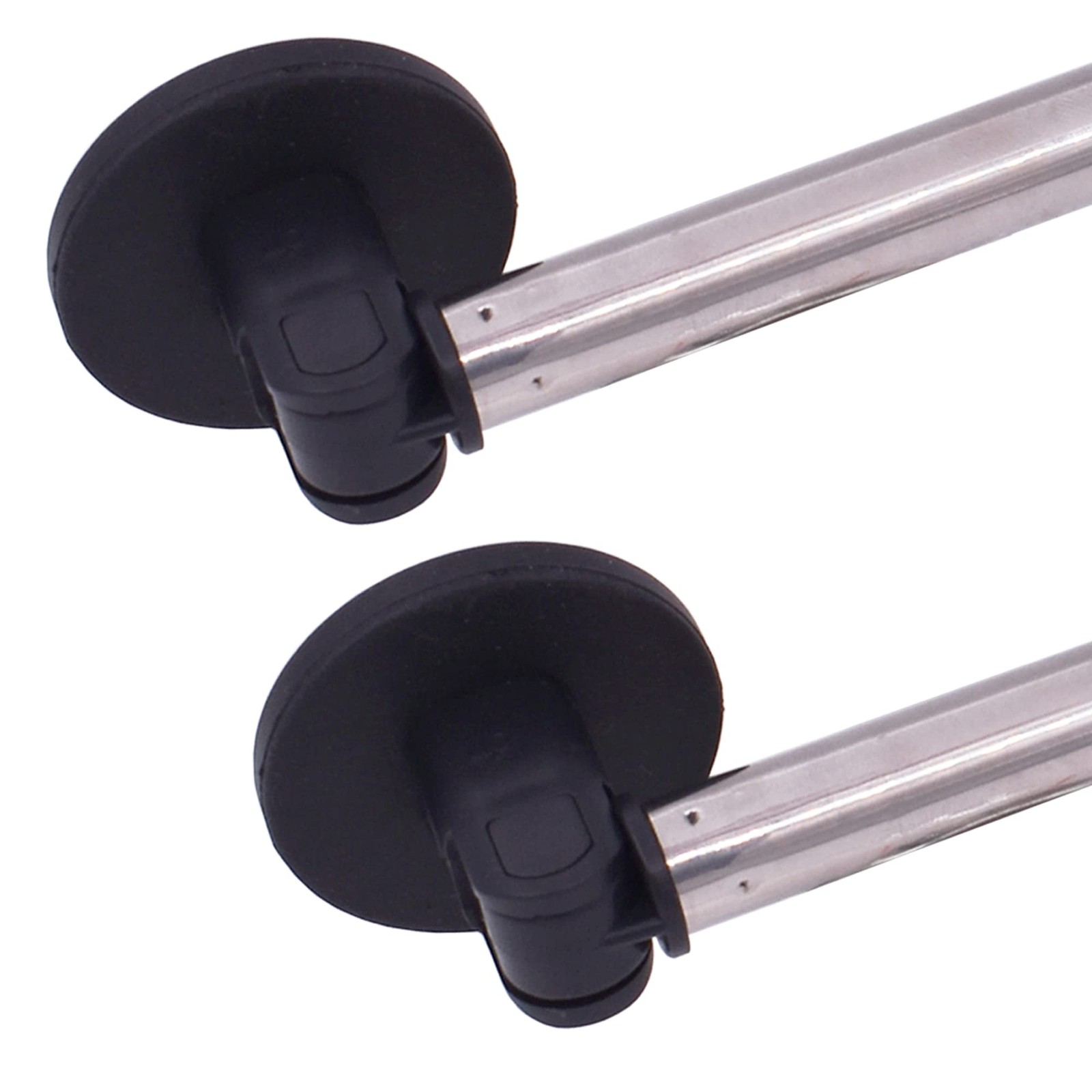 YYST Type B 16″-28″ Magnetic Curtain Rods for Metal Doors Black-2
