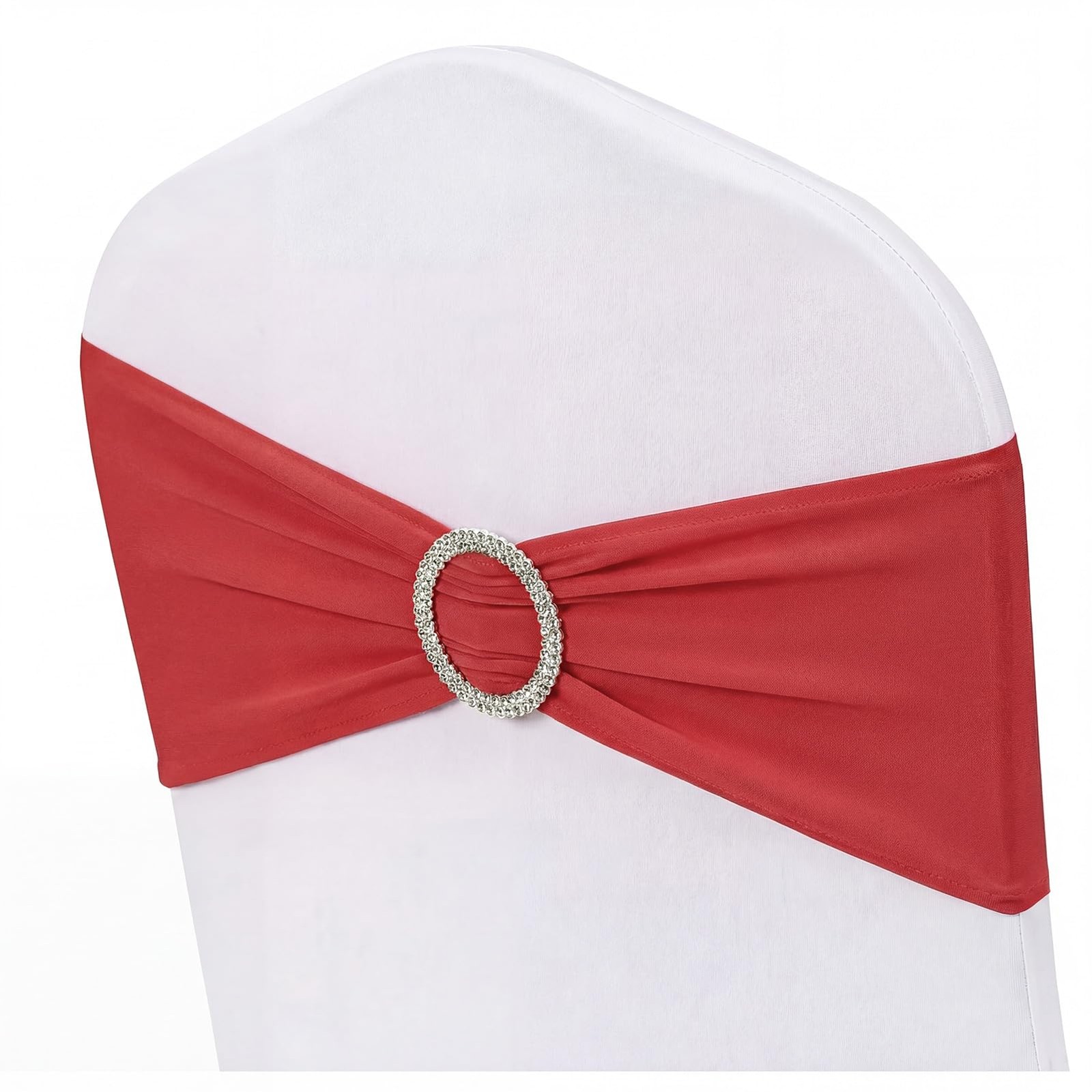 Spandex Chair Sashes 50Pcs Chair Bows for Weddings Parties Holiday Celebratio…
