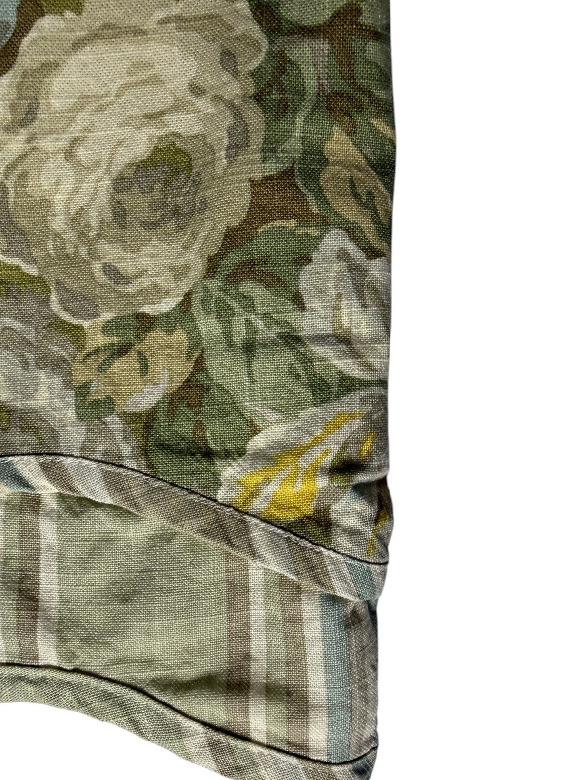 Set of 3 Waverly Spring Bling Window Valances Short Curtains Floral Print Green