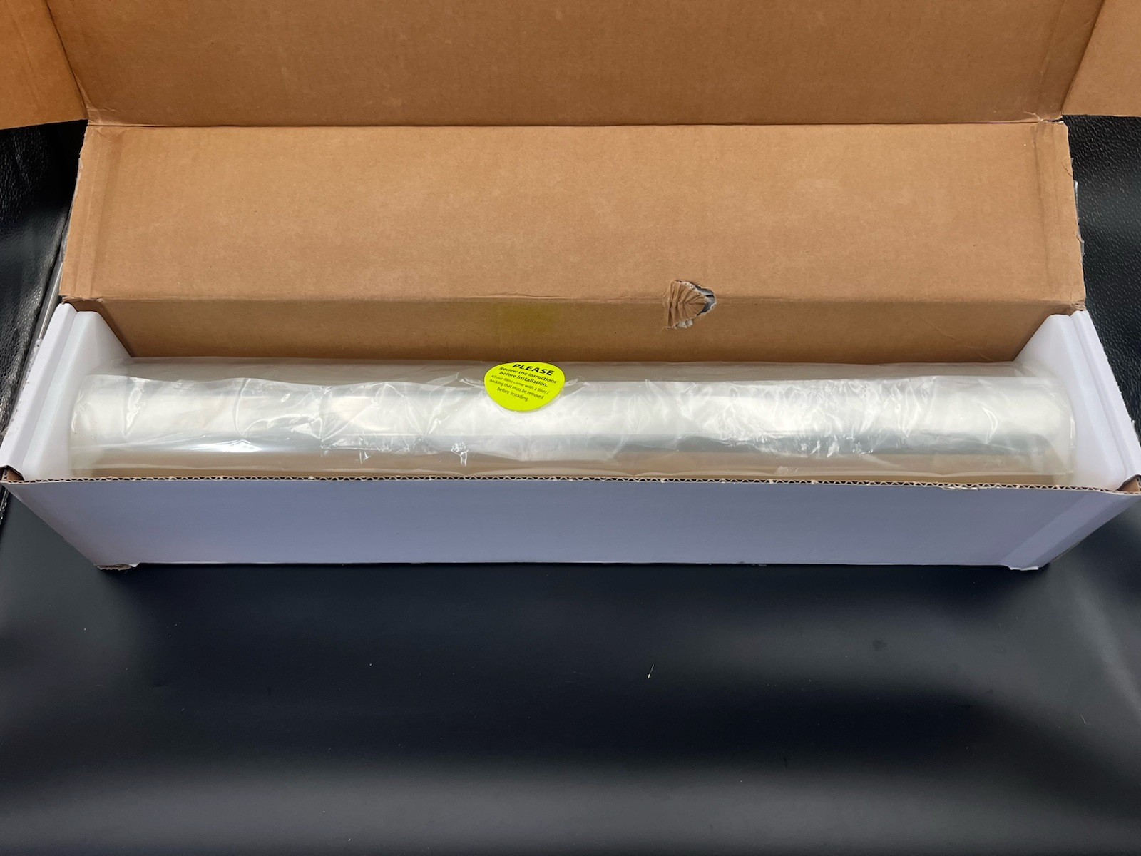BDF S8MC Clear 8 Mil Window Security Film Lot 24″x24ft & 12″x49ft