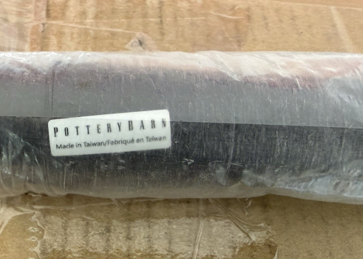 Pottery Barn Curtain Rod + Brackets – Cast Iron Black – Medium 48-88″ – 1.25″