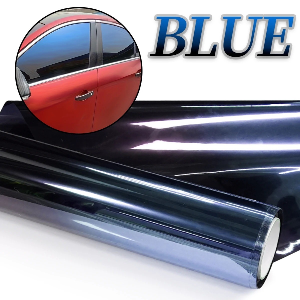 Car Window Tint Film 2-Color Gradients Film Windshield Sun Shade Heat & UV Block