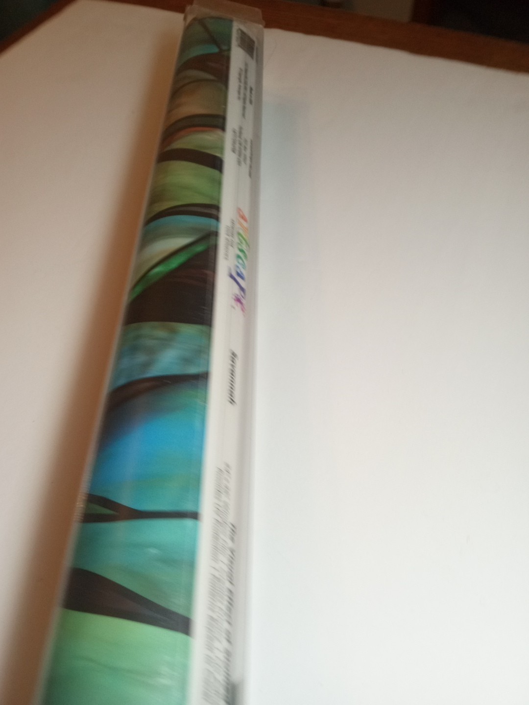 New 24×36 SAVANNAH Stained Glass Privacy Static Cling WINDOW FILM Free Shipping