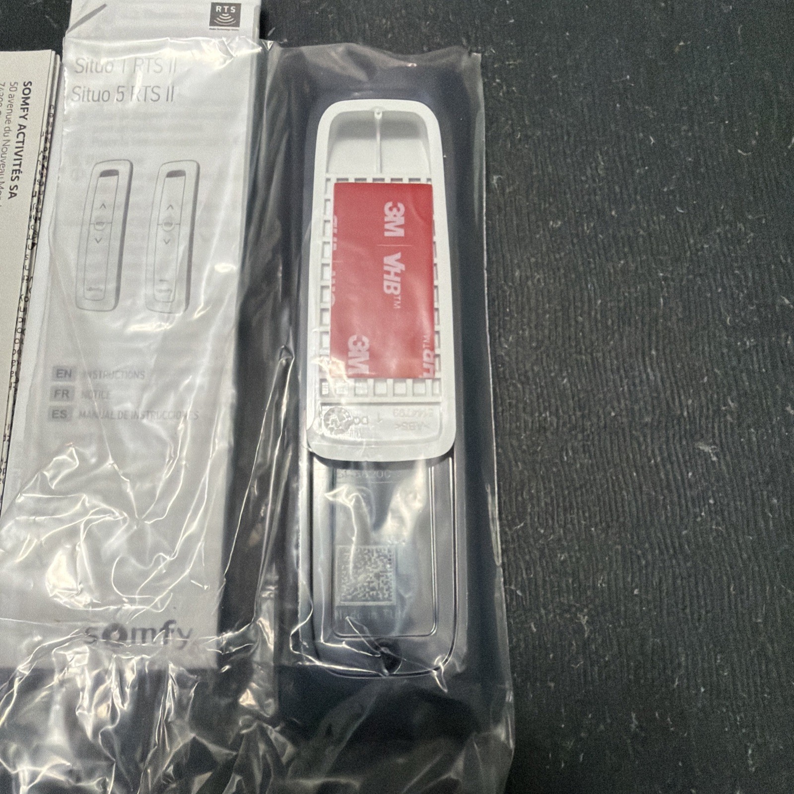 Somfy Situo 1 RTS FCC PURE II Remote for Somfy Shades Shades 1870571B Each