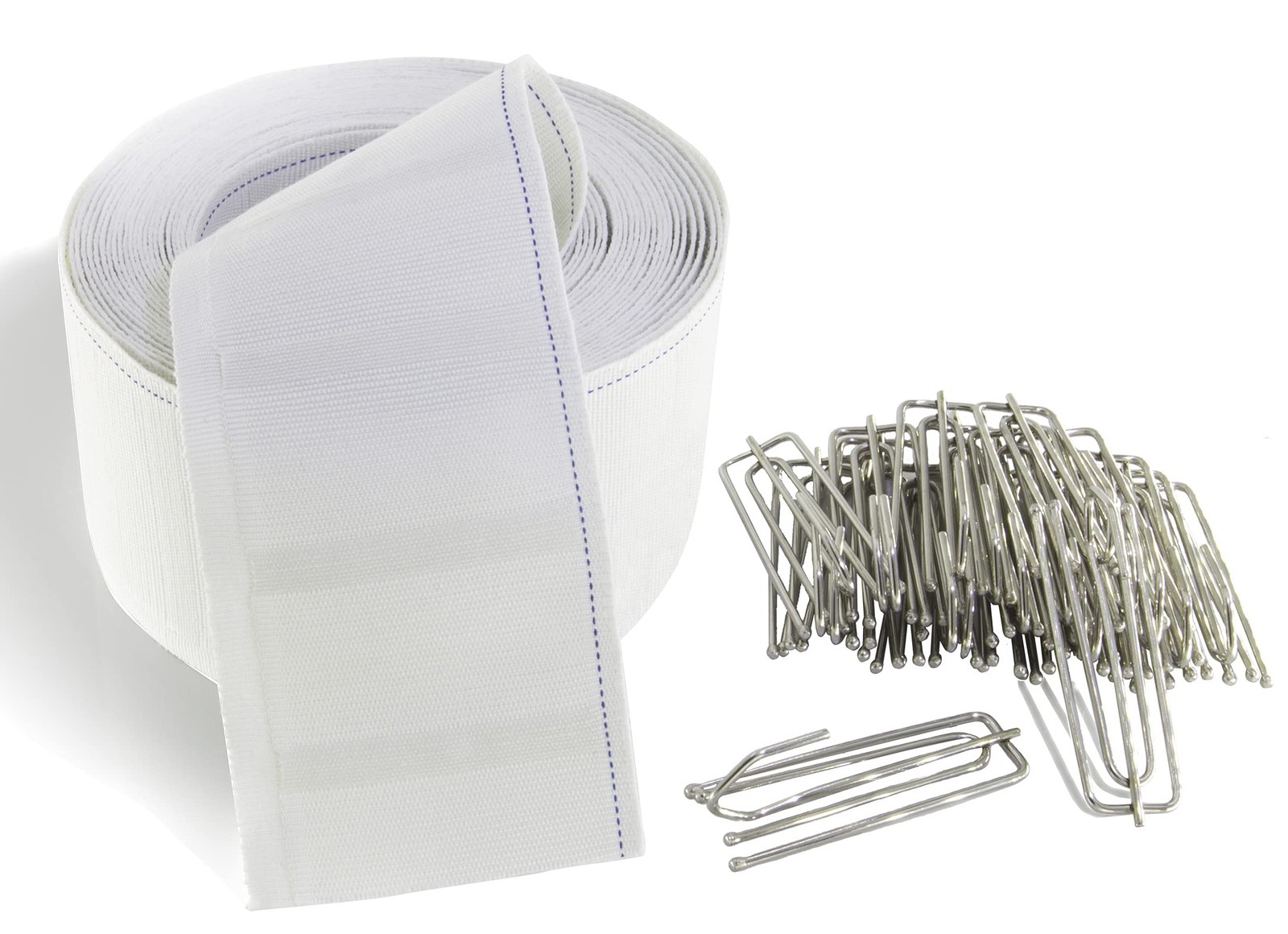 Pleat Tape for Curtain Heading Vintage Style 20 Yard with 40 Pcs Stainless St…