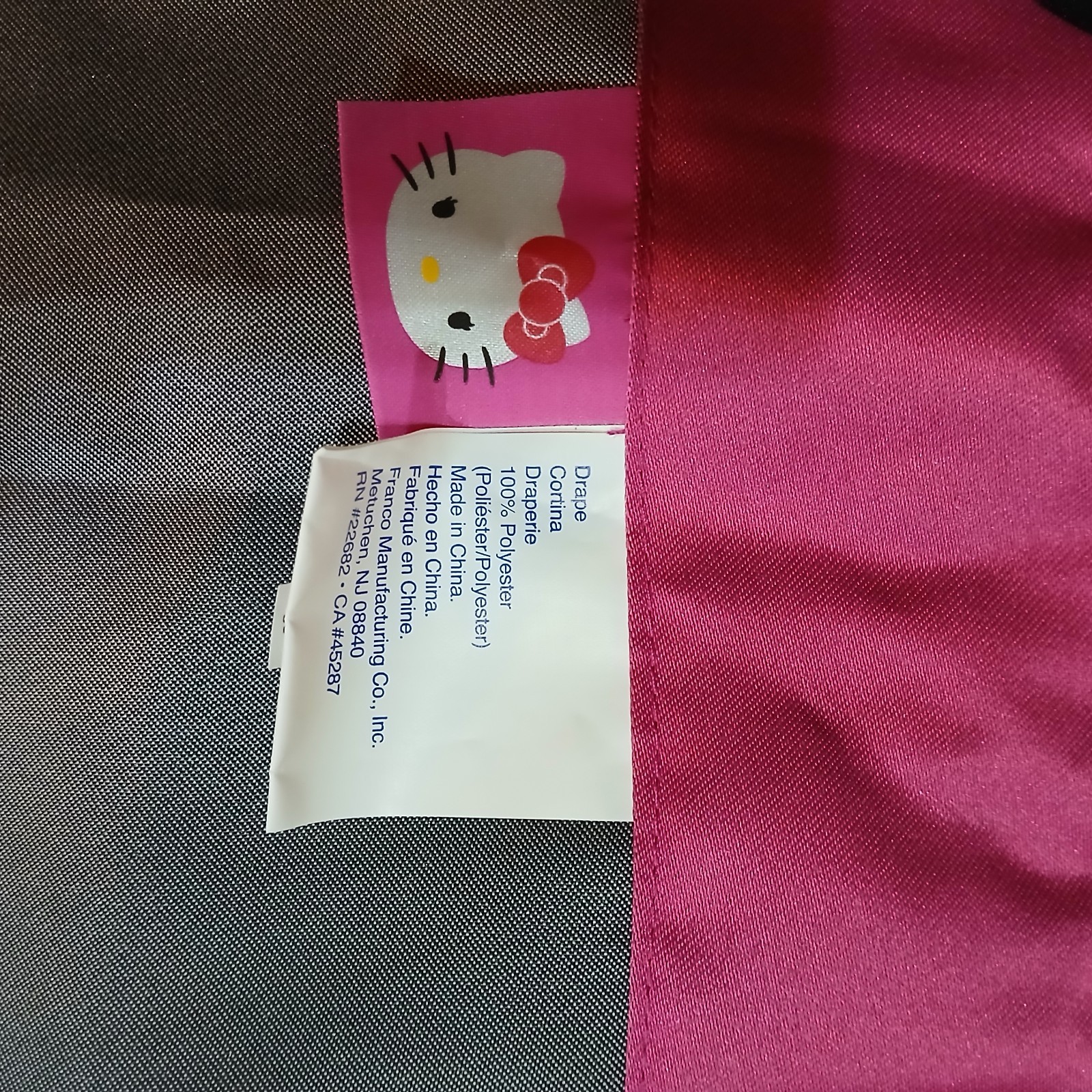Hello Kitty Curtain With Dots
