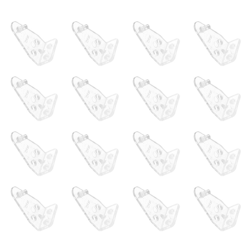 16pcs Hold Down Brackets: Door Blinds Bottom Bracket – Bottom Rail Hold Clips