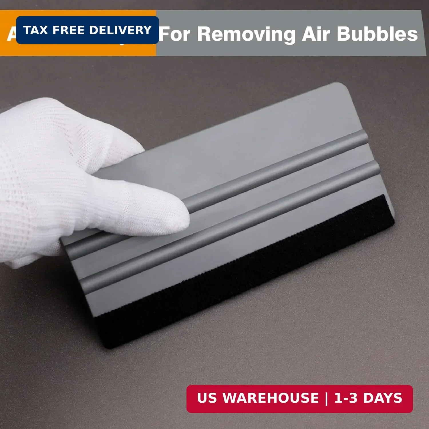 KESPEN Window Felt Squeegee, Vinyl Scraper for Window Privacy Film and Car Glass