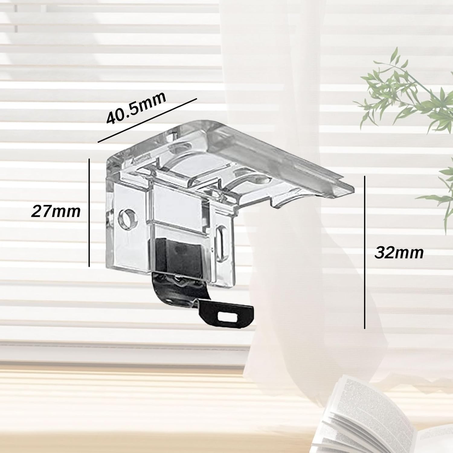 4 PCS Replacement Brackets for Cordless Blinds Metal Clip Mounting Bracket 1″…