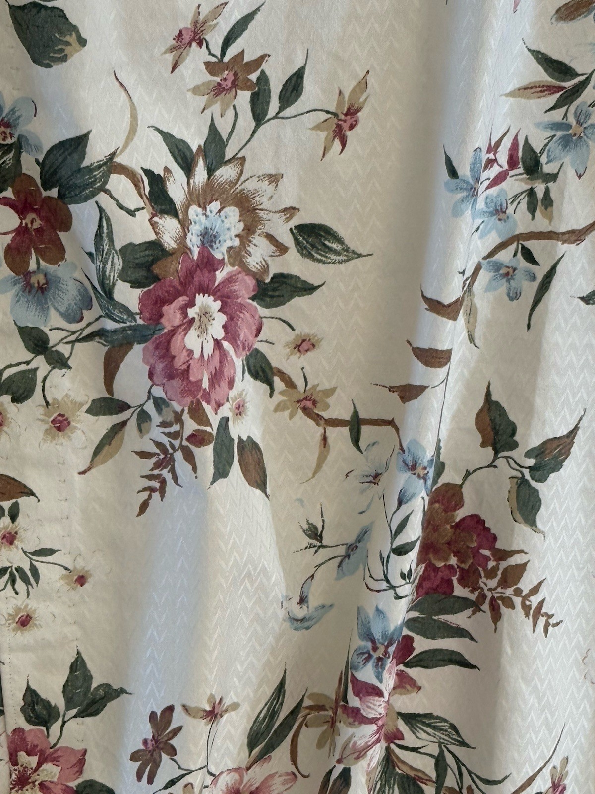 3 VINTAGE PINCH PLEAT PANEL INSULATED CURTAINS Ea 25” W 63” L BURLINGTON USA