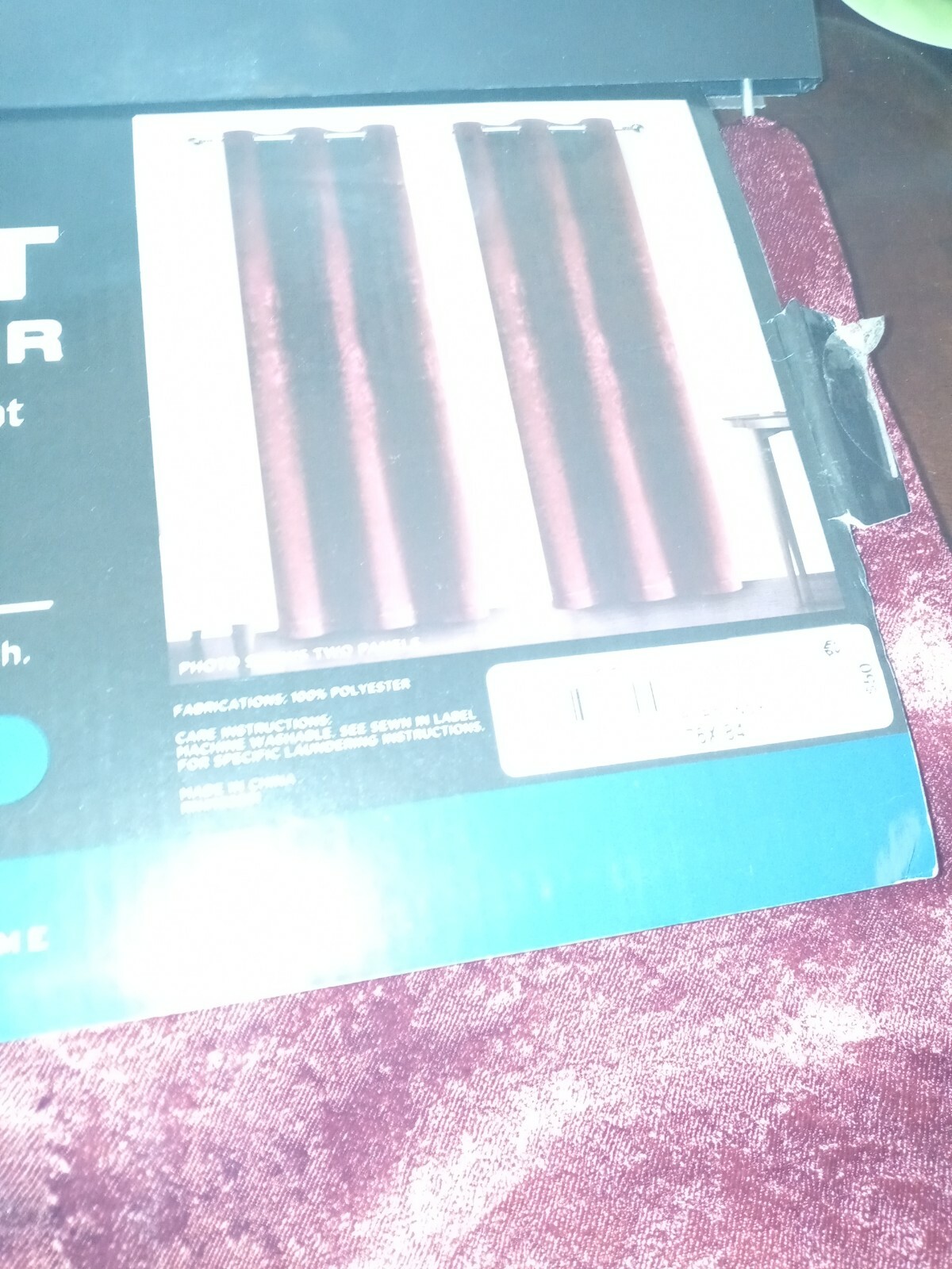 Blackout Window Panel Pair Burgandy 76 X 84