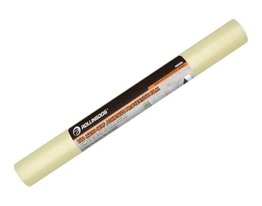 ROLLINDOG Window Protection Film – Self Adhesive Window 24 inch x 100 feet