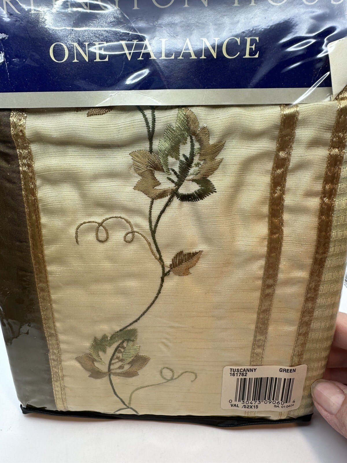 Burlington House Tuscanny Valance 52 x 15 Made in USA Qty 1 NEW