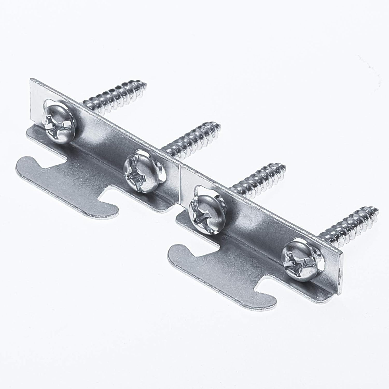 Curtain Rod Brackets Hooks Set Adjustable Wall Mount Hangers With Screws 10 Sets
