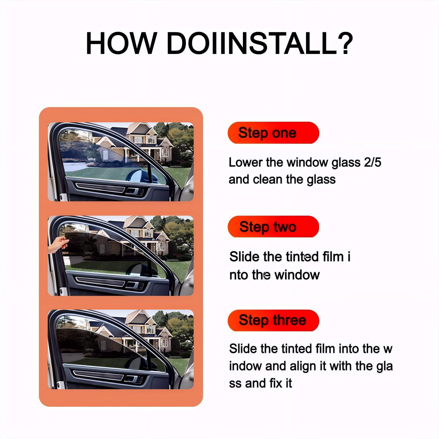 Detachable Tint for Model Y Front Window – UV & Sun Protection, Privacy