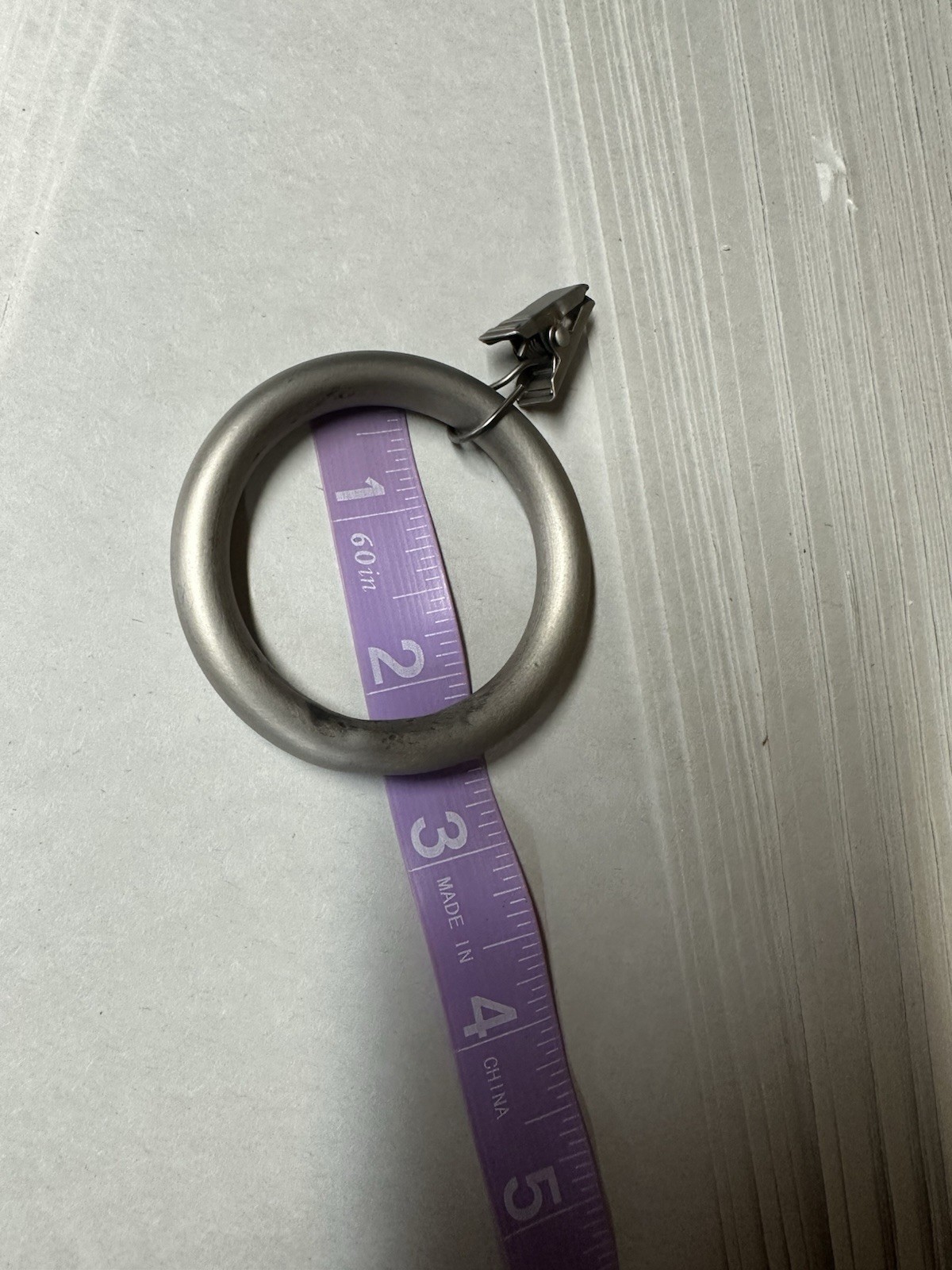 Pottery Barn Curtain Clip Ring pewter multiples available large for 1.25″ rod