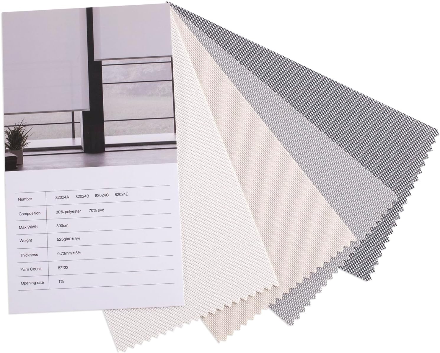 Zshine Motorized Blackout Window Blinds Customize Width (23-95 Inches) Remote