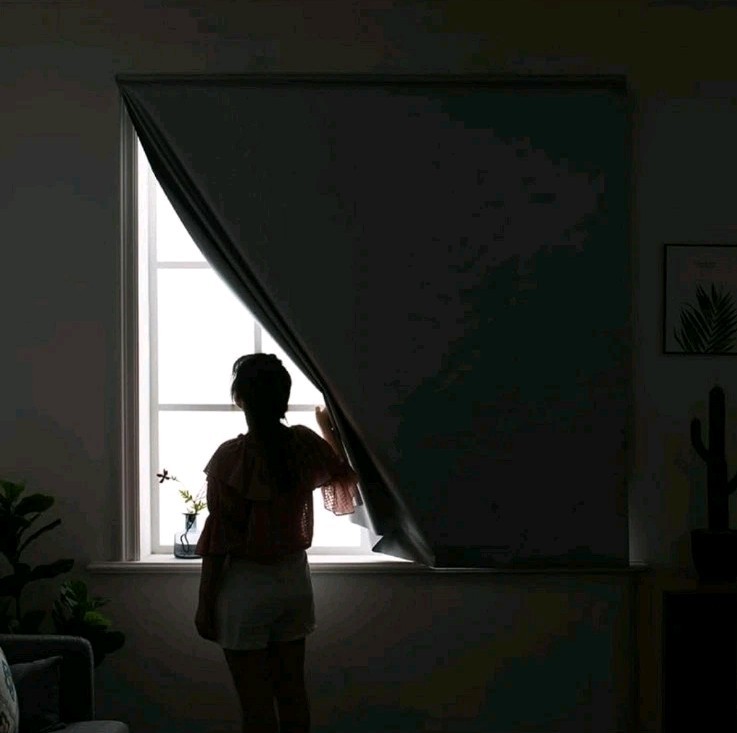 Portable Blackout Shades 118″ x 57″ UV Protection 100% Blackout Curtains Blinds