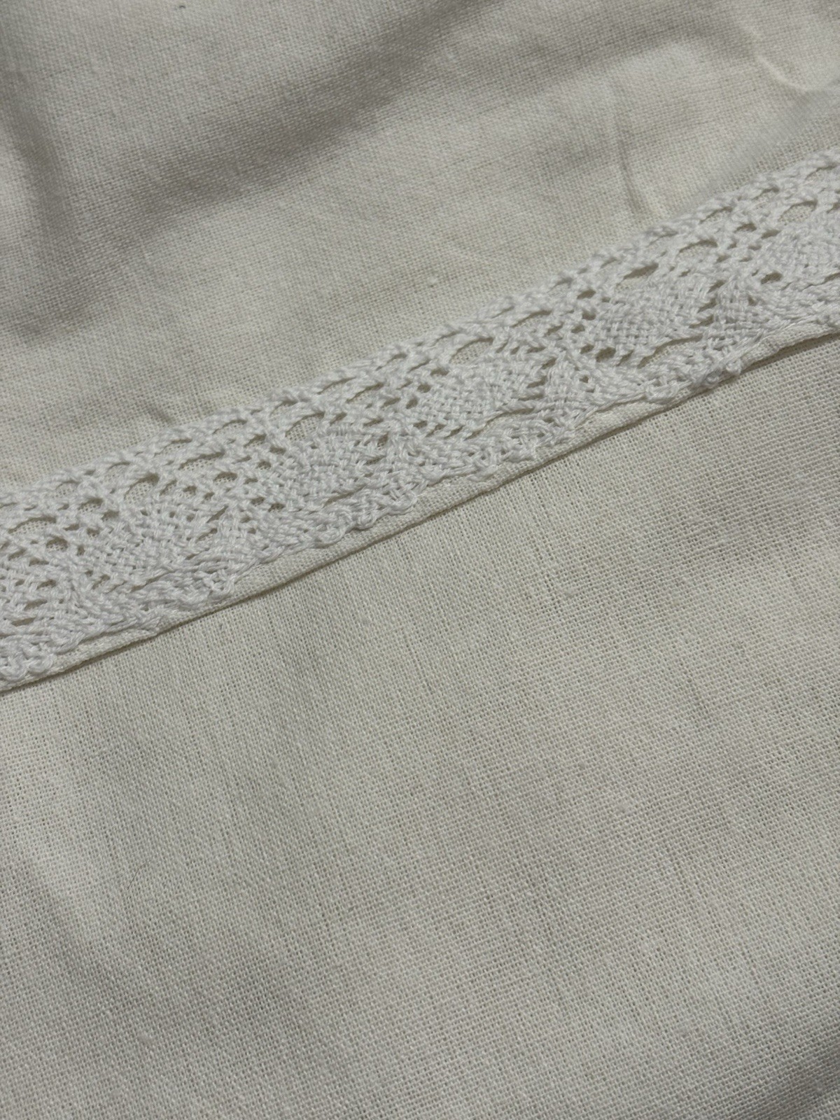 Lush Décor Linen & Lace Window Curtain Pair , 84″ x 38″ Each Light Filtering