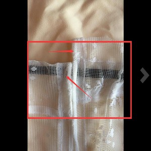 Lace Balloon Curtain White Adjustable Tie-Up Curtain Shade, Embroidered Semi