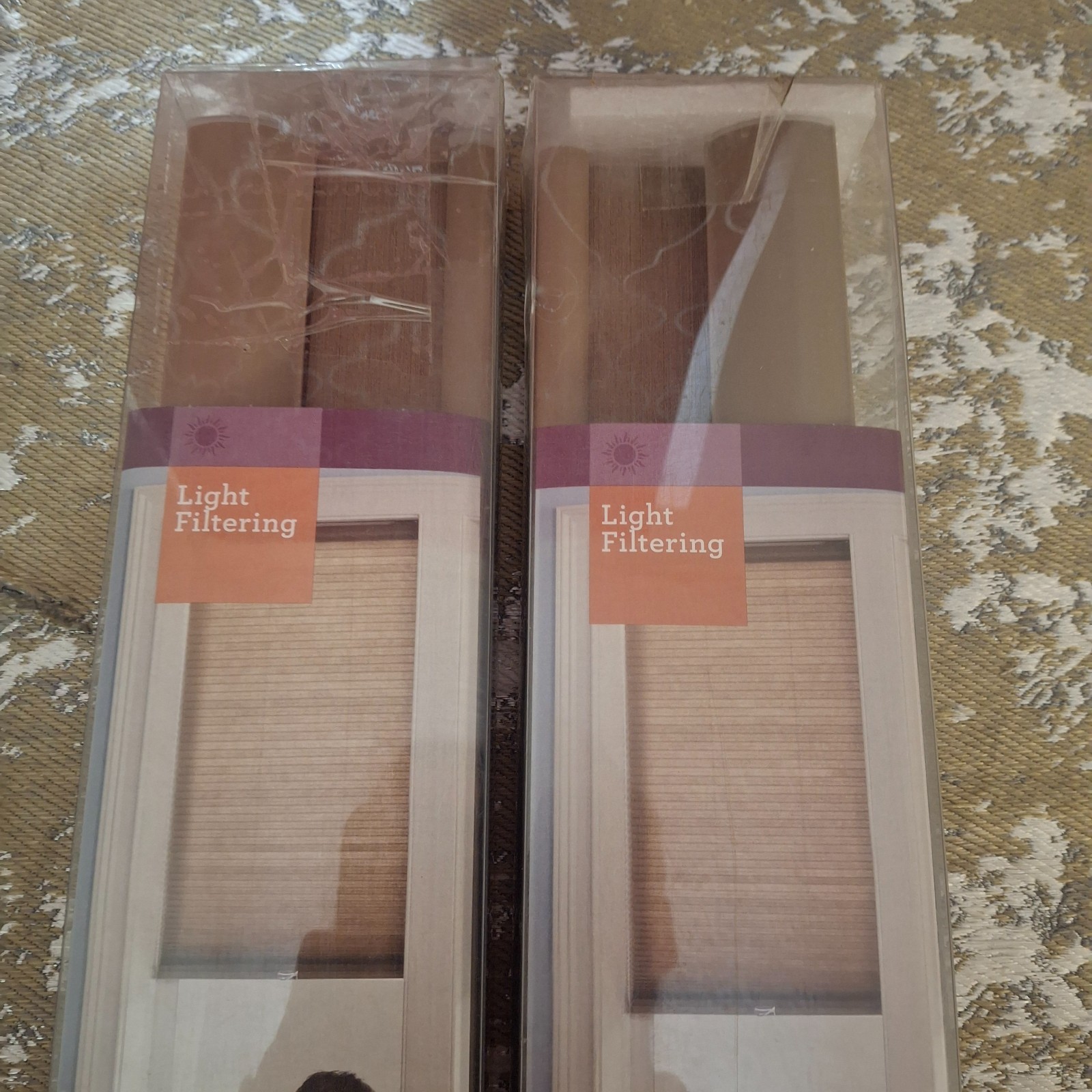 Allen Roth Cordless Cellular Shade 23″ x 72″ Linen 2-Pack 70389 Brown #0053401