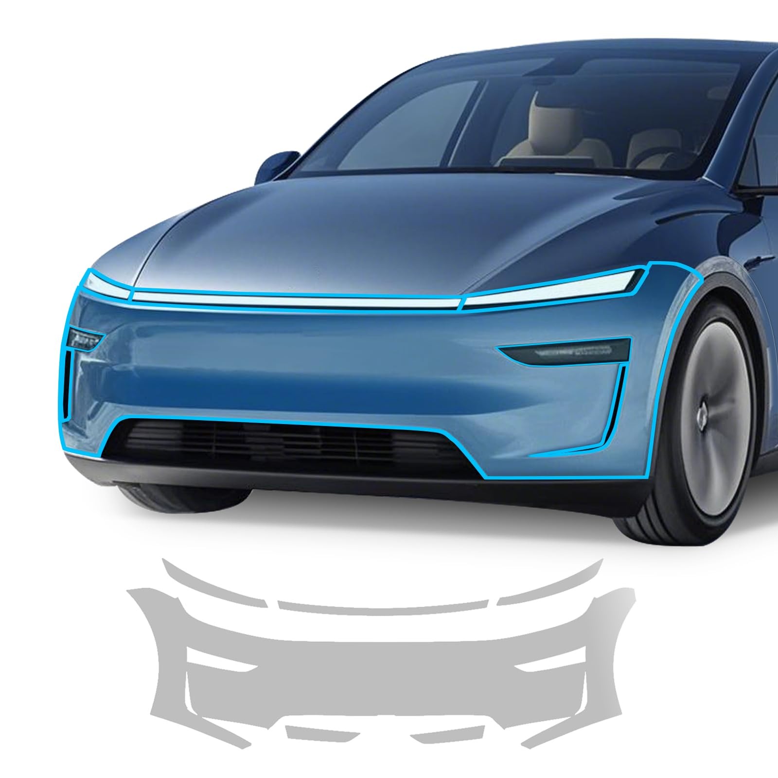 for 2025 2026 Tesla Model Y Juniper TPU PPF Paint Protective Film Custom Fit …