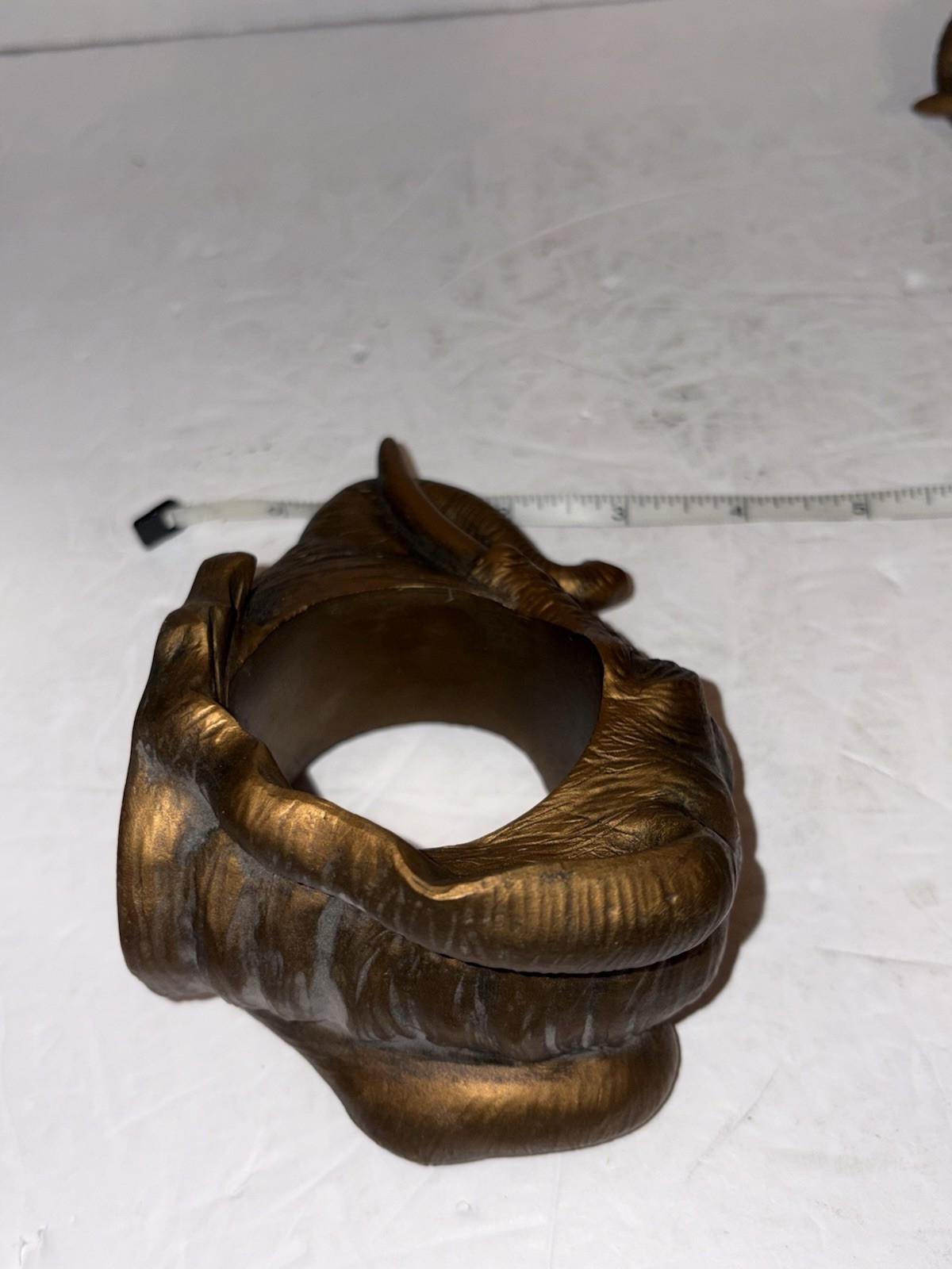 Vintage Elephant Head Curtain Rod Holder Pole Brackets – Pair of 2 Unbranded