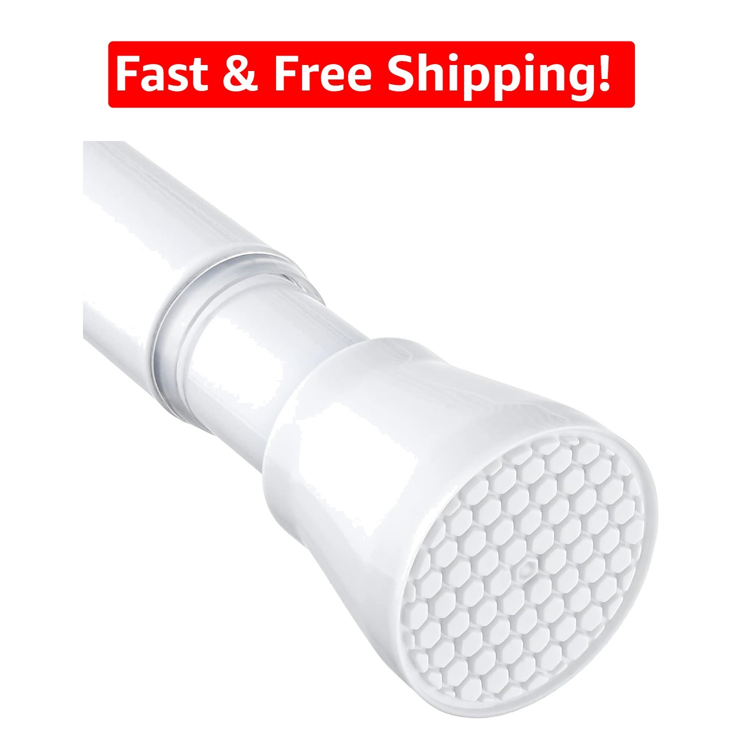 Multi-Use Tension Curtain Rod 28-48 Inches – Easy Install No Drilling Required