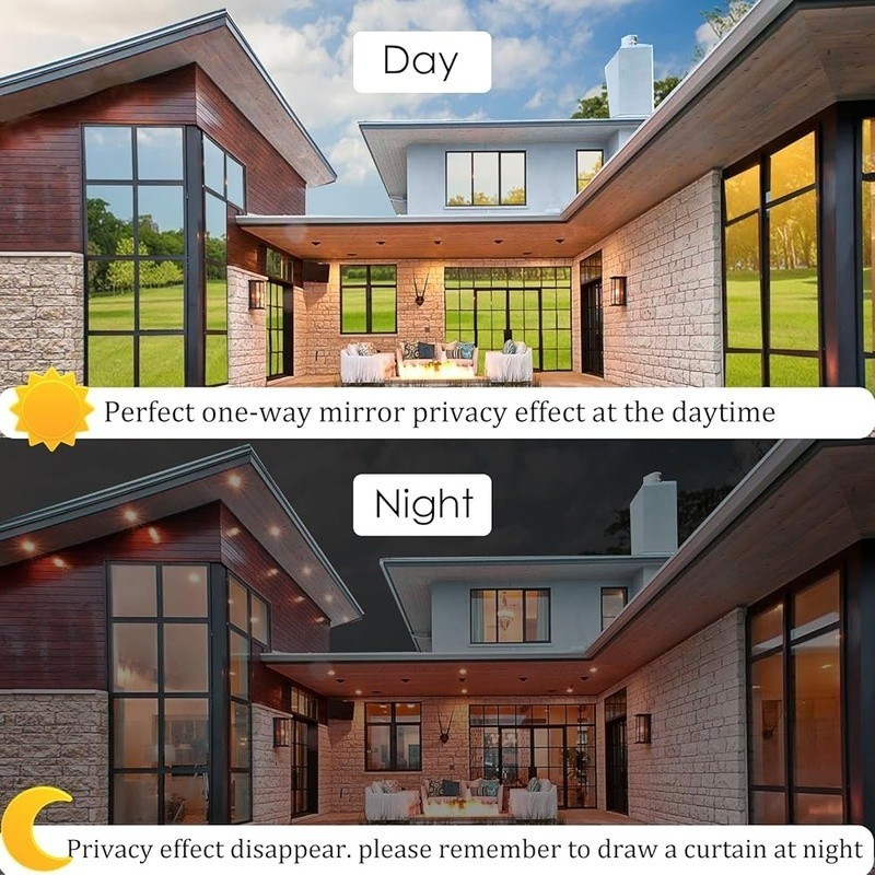 Heat Control Window Film UV Protection Anti Glare Energy Saving Privacy New