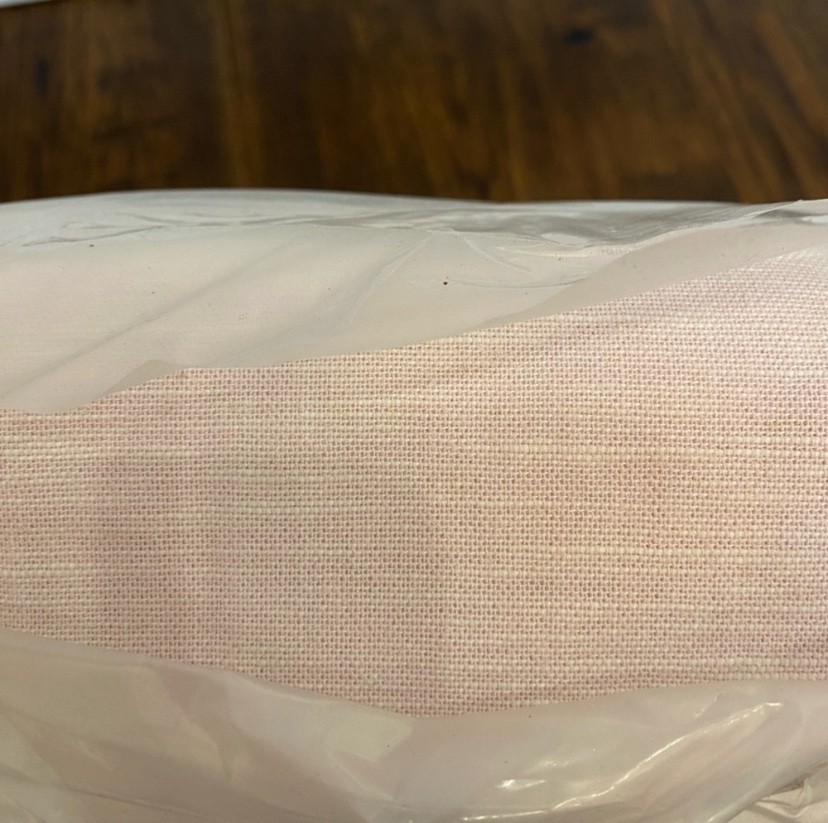Pottery Barn Kids Evelyn Linen Blackout Curtain – Light Pink
